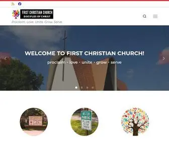 FCCtrenton.org(First Christian Church) Screenshot