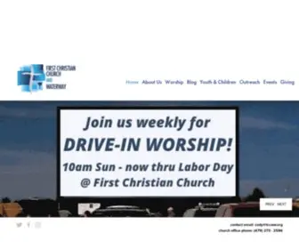 FCCWW.org(First Christian Church & WaterWay) Screenshot