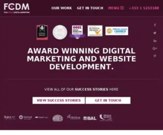 FCDM.ie(Web Design Company) Screenshot