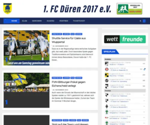 FCDueren.de(FC Düren) Screenshot