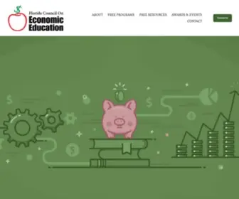 Fcee.org(Florida Council on Economic Education) Screenshot