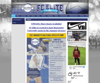 Fcelite.org(FC Elite Volleyball Club) Screenshot