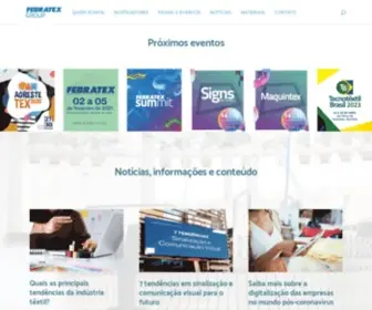 Fcem.com.br(Febratex Group) Screenshot