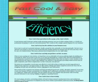 Fcewebdesign.com(Fast Cool and Easy Web Design) Screenshot