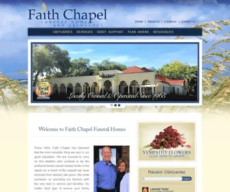 FCFHS.com(Faith Chapel Funeral Homes and Crematory) Screenshot