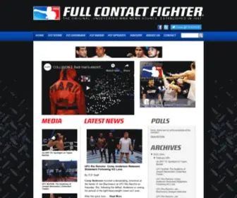 Fcfighter.com(Full Contact Fighter) Screenshot