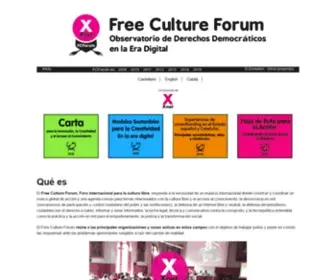 Fcforum.net(Free Culture Forum) Screenshot