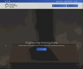 Fcgengineers.com(Forensic Consulting Group) Screenshot