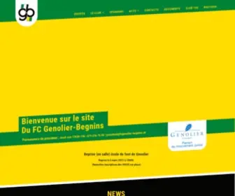 Fcgenolier-Begnins.ch(2ème ligue) Screenshot