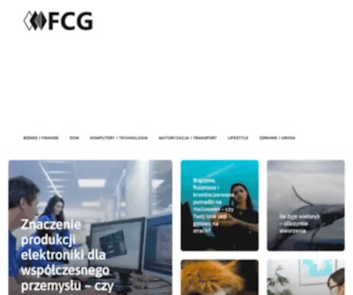 FCG.info.pl(Blog ogólnotematyczny o lifestylu) Screenshot