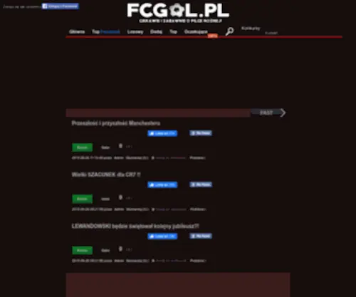 Fcgol.pl(Piłka nożna) Screenshot
