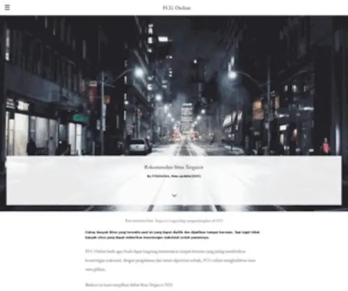 Fcgonline.net(Fcgonline) Screenshot