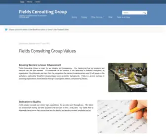 FCgtesting.com(Fields Consulting Group) Screenshot