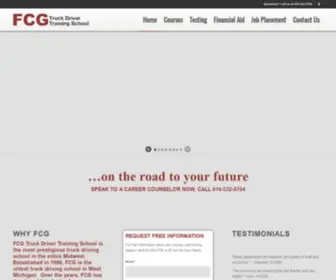 FCGtruckdrivertraining.com(FCG Truck Driver Training School) Screenshot
