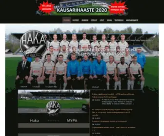 Fchaka.fi(FC Haka) Screenshot