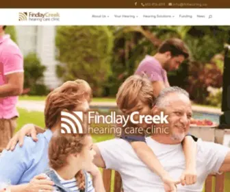 Fchearing.ca(Findlay Creek Hearing Care Clinic) Screenshot