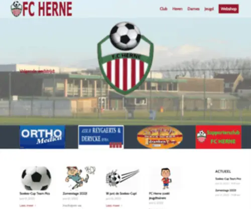 Fcherne.be(FC Herne) Screenshot