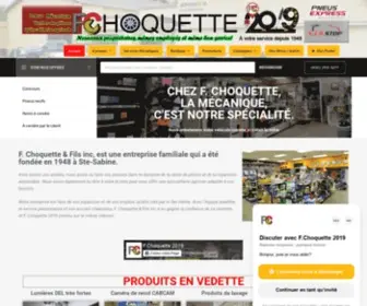 Fchoquette.ca(F.Choquette 2019) Screenshot