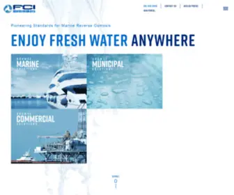 Fciwatermakers.com(FCI Watermakers) Screenshot