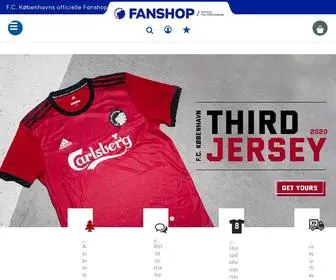 FCkfanshop.dk(F.C. Københavns officielle fanshop på nettet) Screenshot