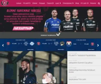 Fclahti.fi(FC Lahti) Screenshot