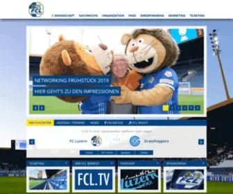 FCL.ch(FC Luzern) Screenshot