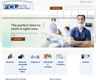 FCldental.com(First Continental Life) Screenshot