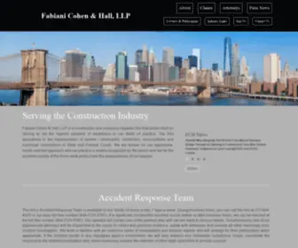 FCLLP.com(Fabiani Cohen & Hall) Screenshot