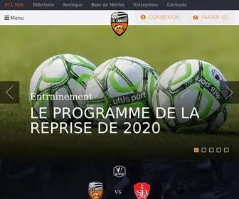 FClweb.fr(Retrouvez tout sur le FC LORIENT) Screenshot
