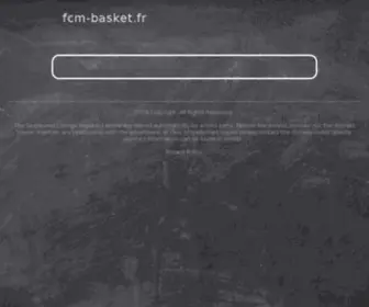 FCM-Basket.fr(FCM Basket) Screenshot