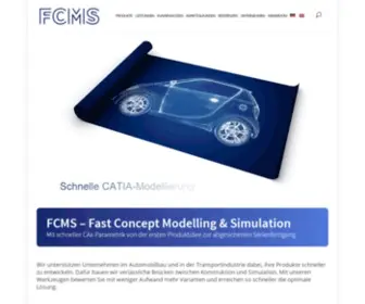 FCM-S.com(Fast Concept Modelling & Simulation (FCMS) GmbH) Screenshot