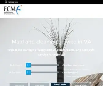 FCMclean.com(Best Virginia Maids & Home Services) Screenshot