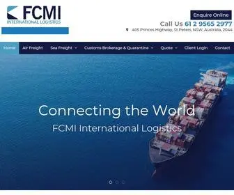 Fcmi.com.au(FCMI International Logistics) Screenshot