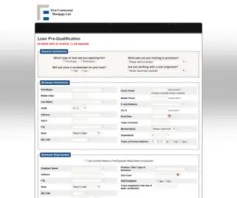 FCmloan.com(First Carolina Mortgage) Screenshot