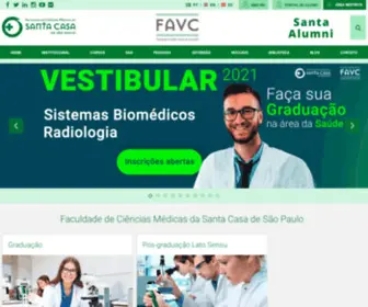 FCMSCSP.edu.br(Medicina) Screenshot