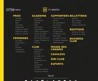 Fcnantes.com(FC Nantes) Screenshot