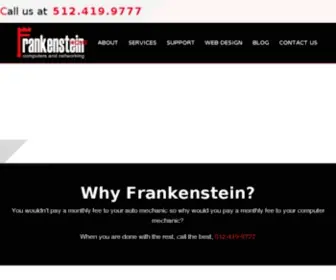 Fcnaustin.com(Frankenstein Computers & Networking) Screenshot