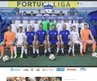 Fcnitra.com(FC Nitra) Screenshot