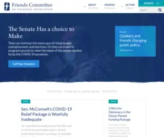 FCNL.org(Friends Committee On National Legislation) Screenshot