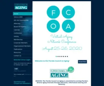 Fcoa.org(Florida council on aging) Screenshot