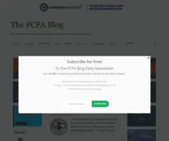 Fcpablog.com(The FCPA Blog) Screenshot