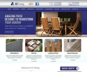 Fcpaving.co.uk(Driveway block pavers in St Albans) Screenshot