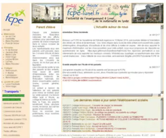 Fcpe-Lunel.fr(Fcpe Lunel) Screenshot