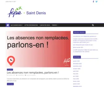 Fcpe-Saint-Denis.org(FCPE Saint Denis) Screenshot