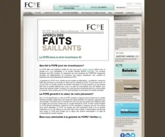 Fcpe.ca(Fonds) Screenshot