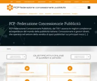 Fcponline.it(FCP Federazione Concessionarie Pubblicità) Screenshot