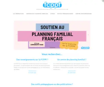 FCPPF.be(Fédération des Centres Pluralistes de Planning Familial asbl) Screenshot