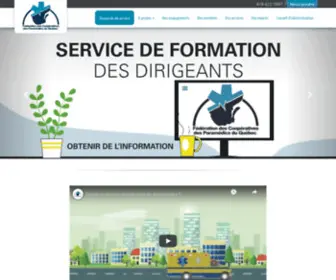 FCPQ.coop(Fédération des coopératives des Paramédics du Québec) Screenshot