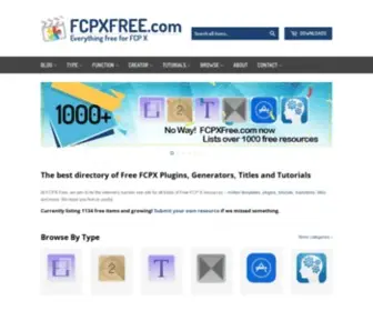 FCPXfree.com(Free FCPX Plugins) Screenshot