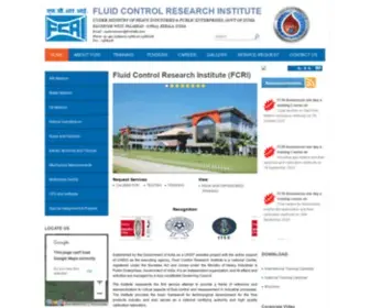 Fcriindia.com(Fluid Control Research Institute) Screenshot